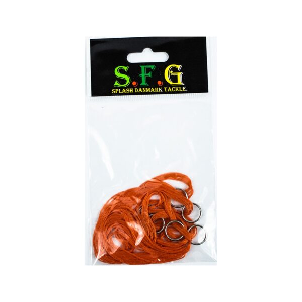 Sfg Silketråd 6stk Med Splitringe Orange - Blink
