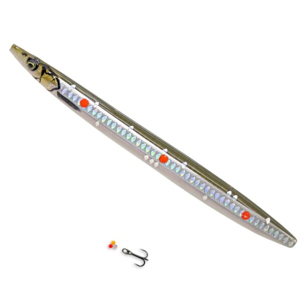 Savage Gear Lt Sandeel Loose Scales Limited Edition 11cm - 15gr Sandeel Ghost - Gennemløber