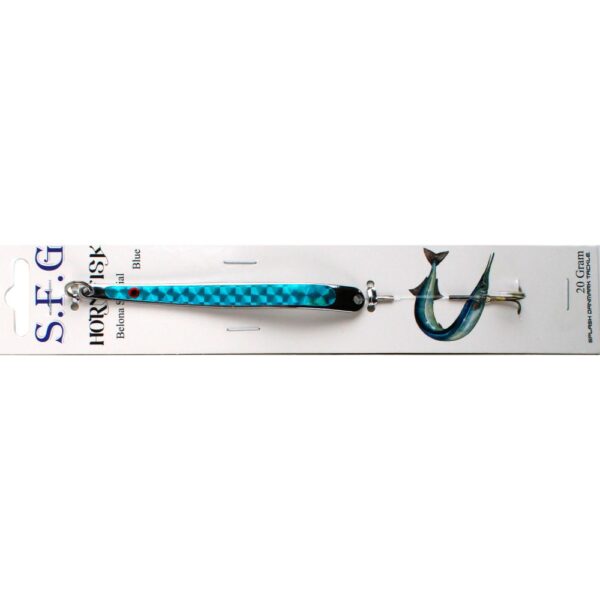 Sfg Hornfiskeblink M/ Special Hornfiske Krog Rig 20 Gr Blå - Blink